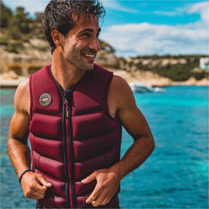 2023 Jobe Mens Fragment Life Vest 244922009 - Burgundy Red